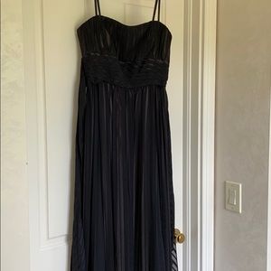BCBGMaxAzria Black Woven Silk Dress NWT